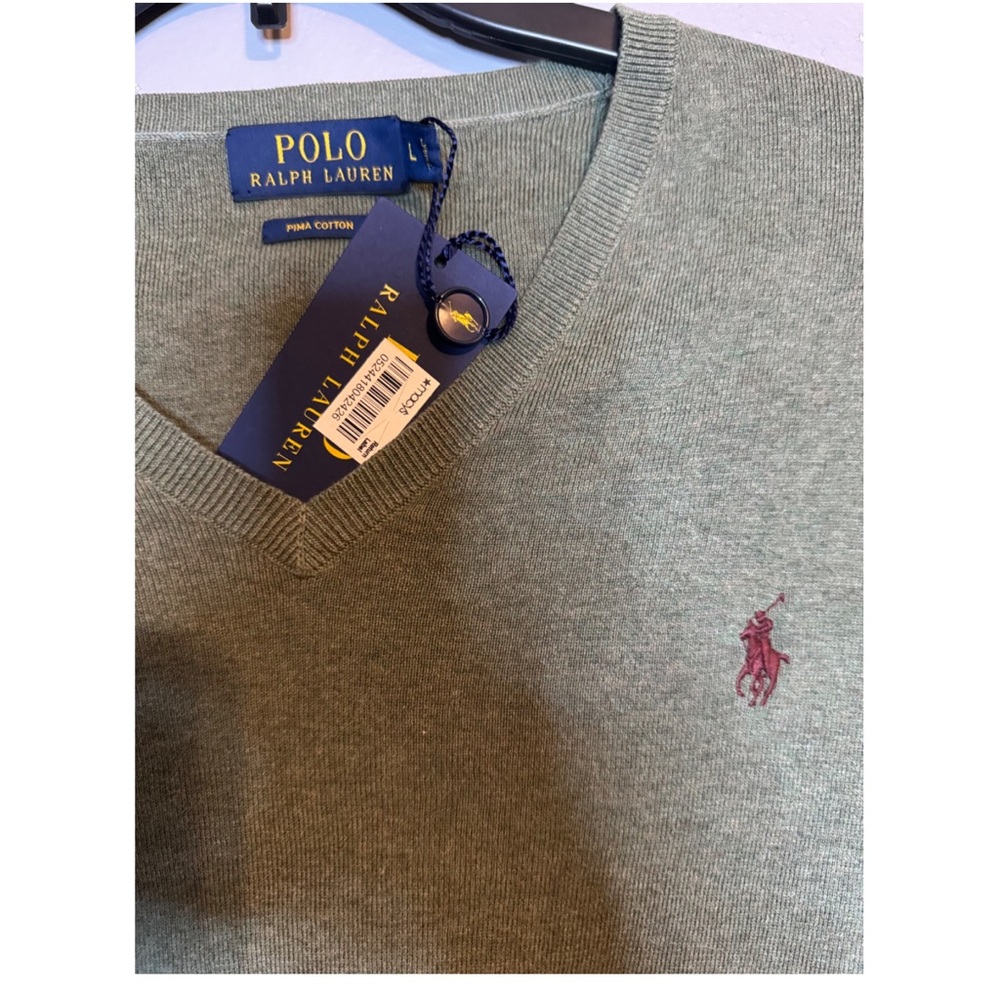 Polo Ralph Lauren's V-neck sweater Men's size Large